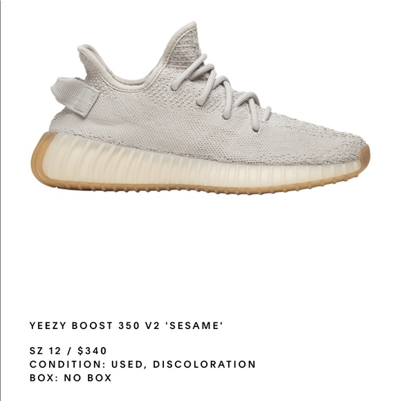 Yeezy 350 V2 Sesame (( Size 12 )) $300 OBO - Picture 9 of 9